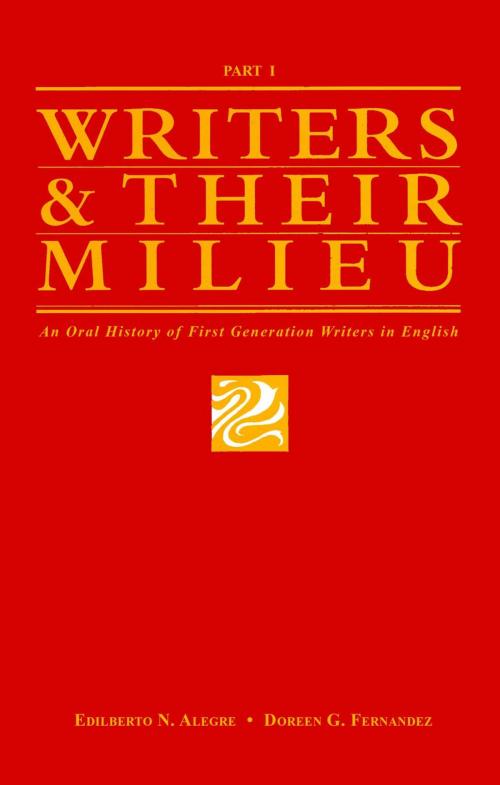 Cover of the book Writers and Their Milieu by , Anvil Publishing Inc.