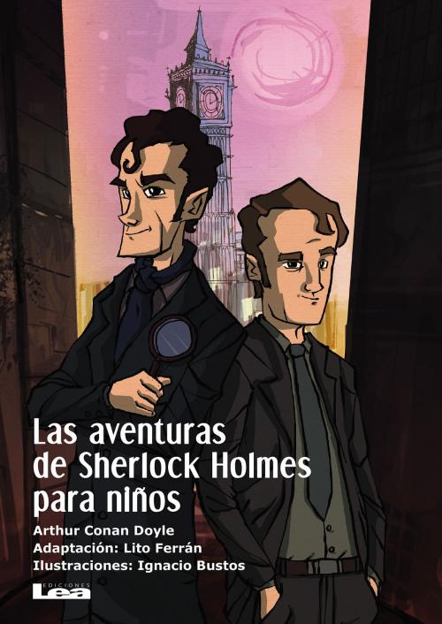 Cover of the book Las aventuras de Sherlock Holmes para niños by Arthur Conan Doyle, Ediciones LEA