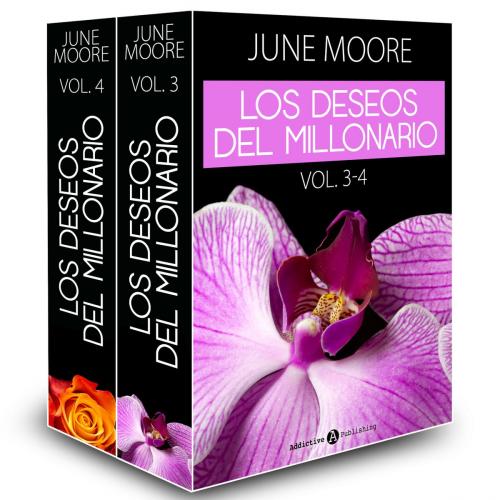 Cover of the book Los deseos del multimillonario - Volúmenes 3-4 by June Moore, Addictive Publishing