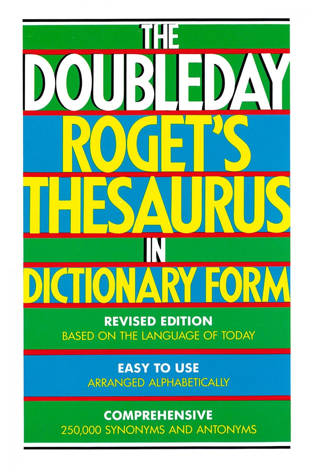 Big bigCover of The Doubleday Roget's Thesaurus in Dictionary Form