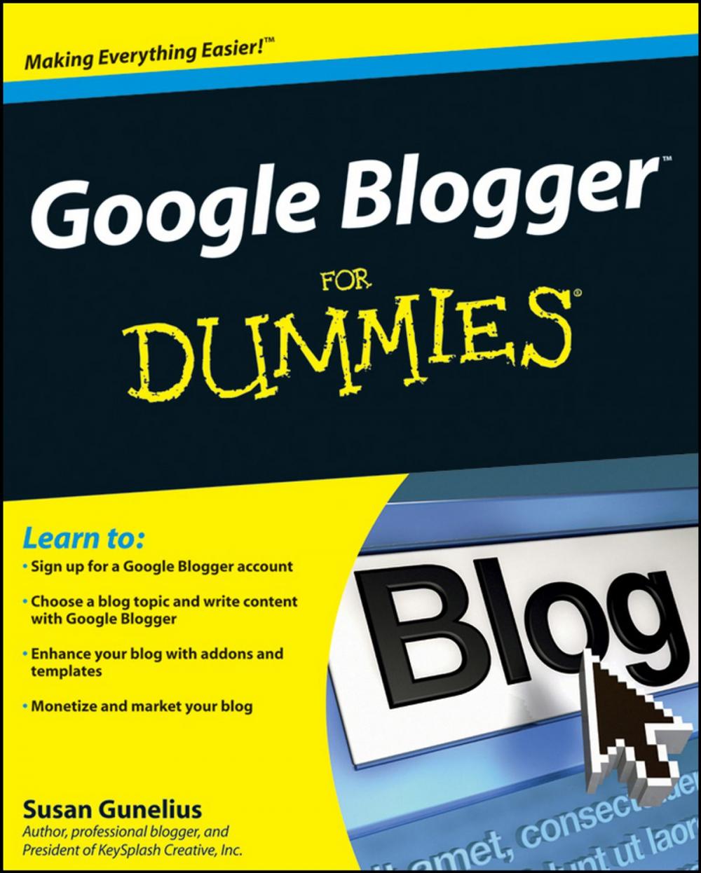 Big bigCover of Google Blogger For Dummies
