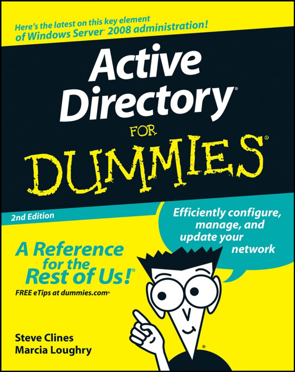 Big bigCover of Active Directory For Dummies