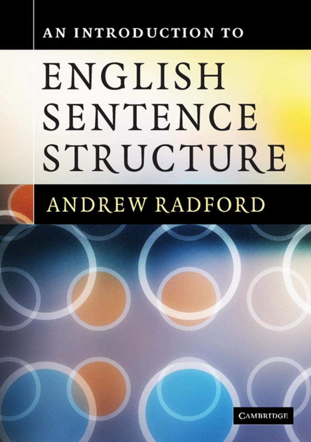 Big bigCover of An Introduction to English Sentence Structure