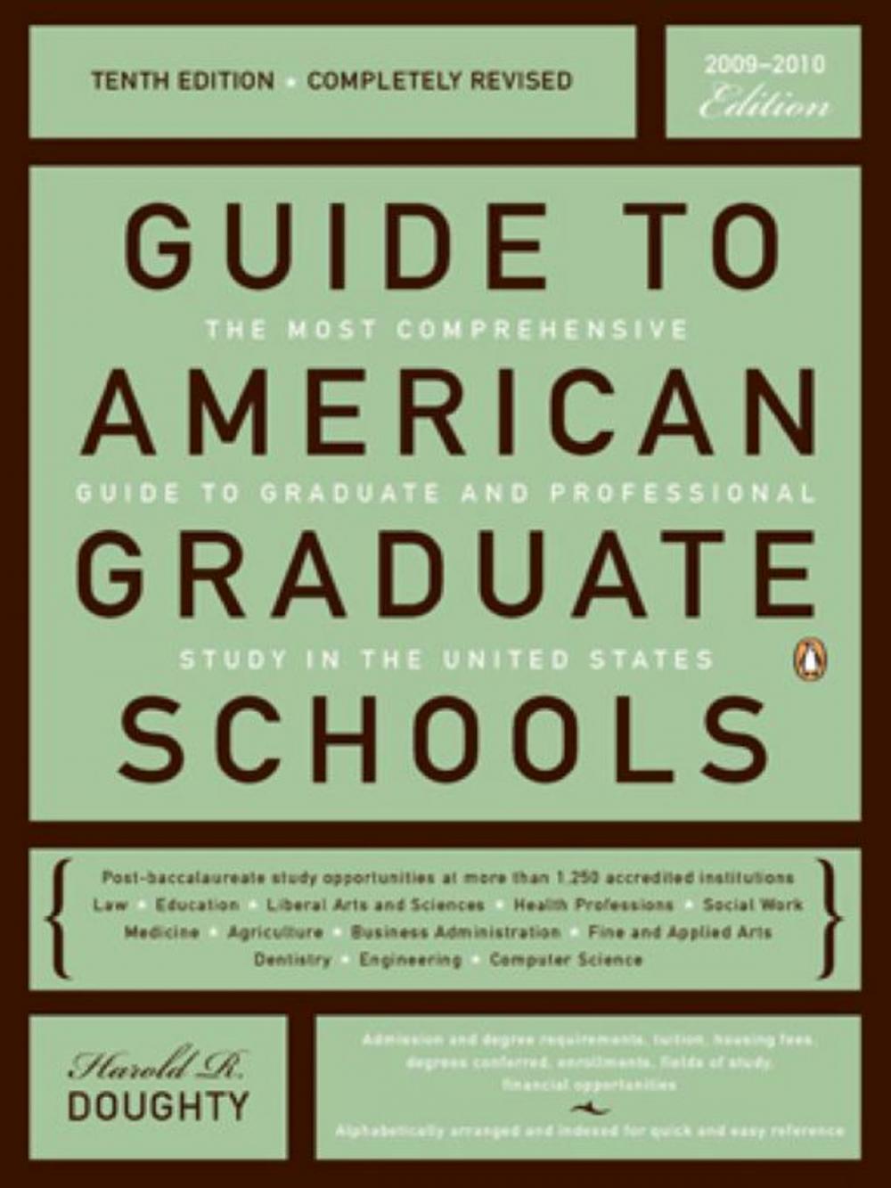 Big bigCover of Guide to American Graduate Schools