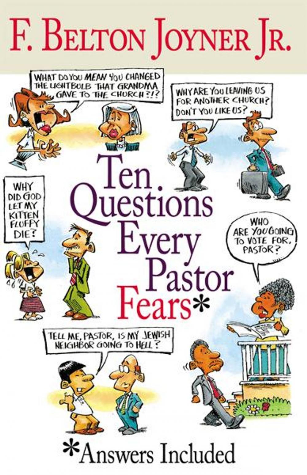 Big bigCover of Ten Questions Every Pastor Fears