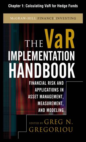 Book cover of The VAR Implementation Handbook, Chapter 1 - Calculating VaR for Hedge Funds