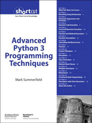 Cover of the book Advanced Python 3 Programming Techniques (Digital Short Cut) by Joan Lambert, Joyce Cox