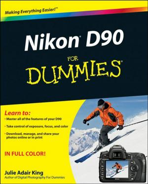 Cover of the book Nikon D90 For Dummies by John McLoughlin, Neil Burgess, Hanif Motiwala, Mark J. Speakman, Andrew Doble, John Kelly