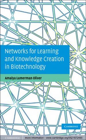 Cover of the book Networks for Learning and Knowledge Creation in Biotechnology by 