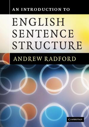 Cover of the book An Introduction to English Sentence Structure by Steven Greer, Janneke Gerards, Rose Slowe