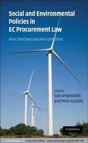 Cover of the book Social and Environmental Policies in EC Procurement Law by 
