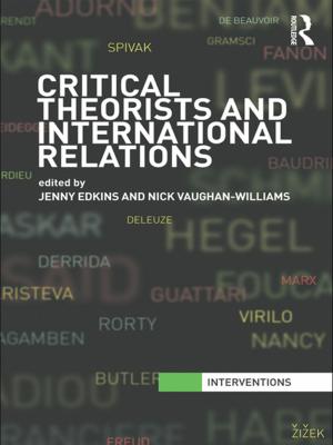 Cover of the book Critical Theorists and International Relations by Maren Elfert