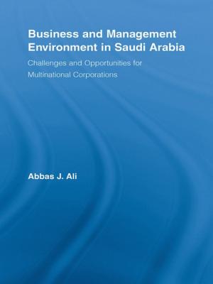 Cover of the book Business and Management Environment in Saudi Arabia by Jonghan Kim, Sangoh Bae