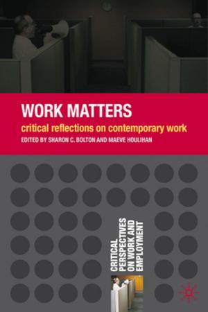 Cover of the book Work Matters by Dr Sandie Byrne