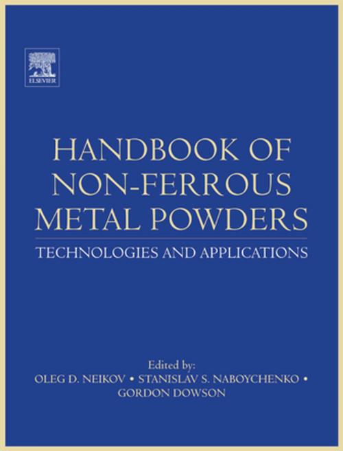 Cover of the book Handbook of Non-Ferrous Metal Powders by Stanislav Naboychenko, N. A. Yefimov, Elsevier Science