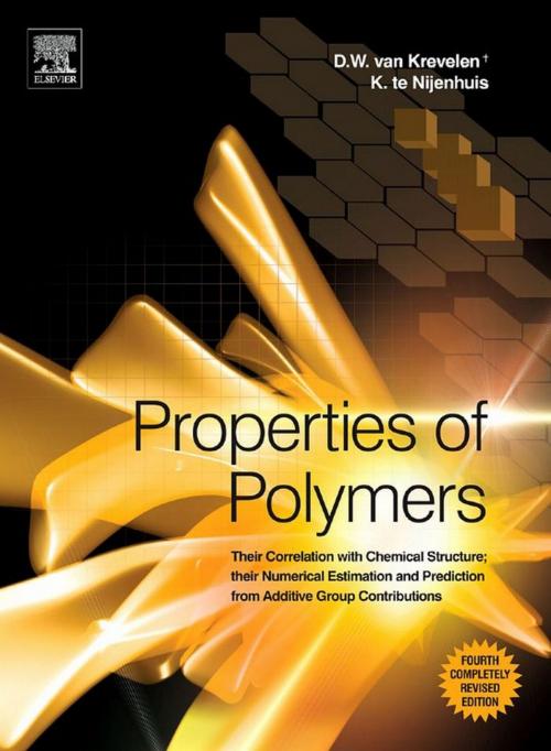 Cover of the book Properties of Polymers by D.W. van Krevelen, Klaas te Nijenhuis, Elsevier Science