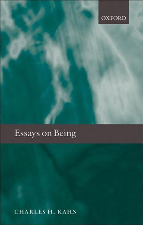 Cover of the book Essays on Being by Charles H. Kahn, OUP Oxford