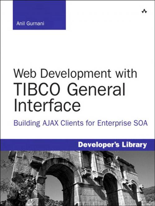 Cover of the book Web Development with TIBCO General Interface by Anil Gurnani, Pearson Education