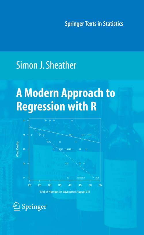Cover of the book A Modern Approach to Regression with R by Simon Sheather, Springer New York