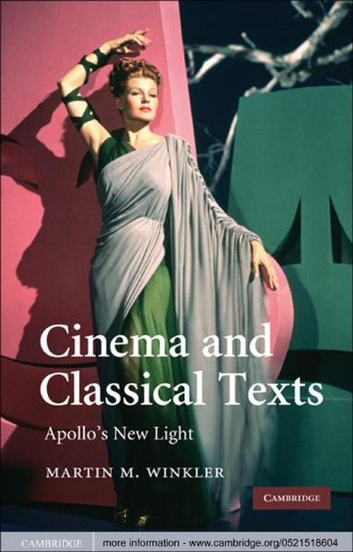 Cover of the book Cinema and Classical Texts by Martin M. Winkler, Cambridge University Press