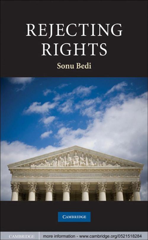 Cover of the book Rejecting Rights by Sonu Bedi, Cambridge University Press