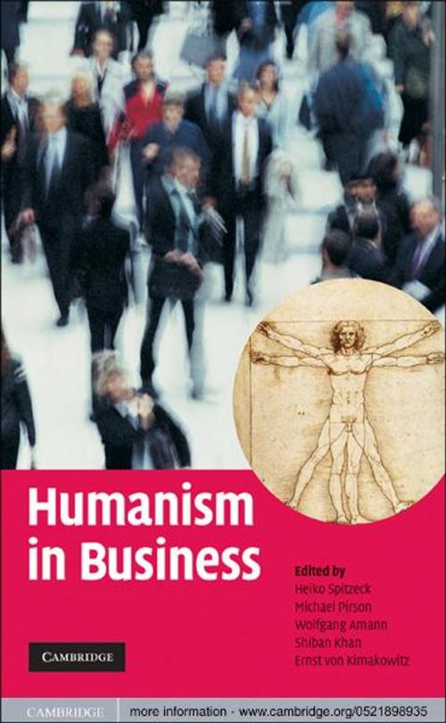 Cover of the book Humanism in Business by , Cambridge University Press