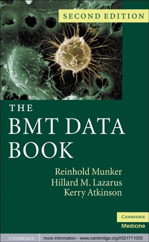 Cover of the book The BMT Data Book by Reinhold Munker, Hillard M. Lazarus, Kerry Atkinson, Cambridge University Press