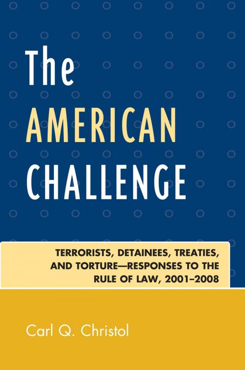 Cover of the book The American Challenge by Carl Q. Christol, UPA