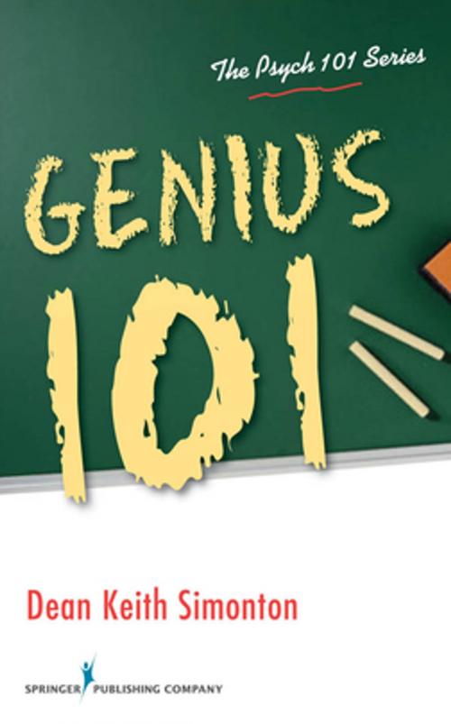Cover of the book Genius 101 by Dean Keith Simonton, PhD, Springer Publishing Company