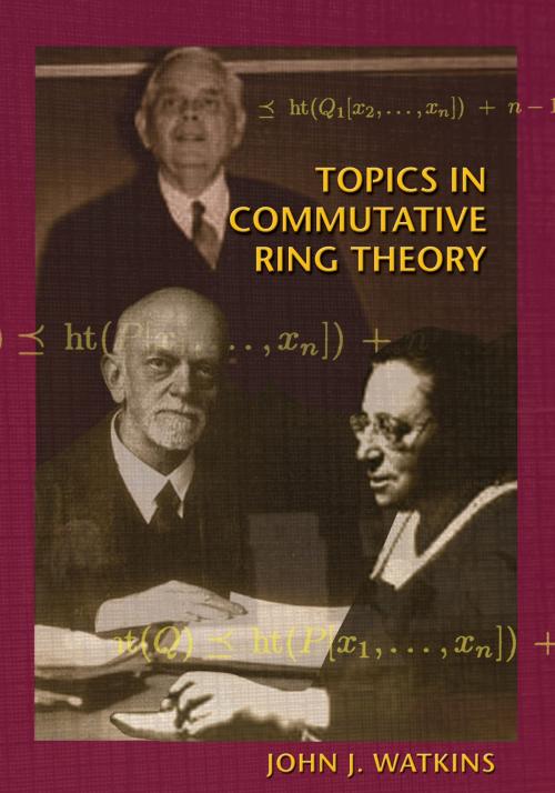 Cover of the book Topics in Commutative Ring Theory by John J. Watkins, Princeton University Press