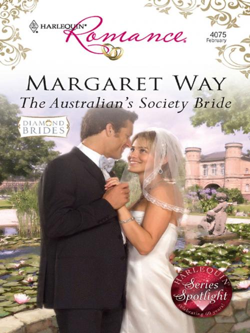 Cover of the book The Australian's Society Bride by Margaret Way, Harlequin