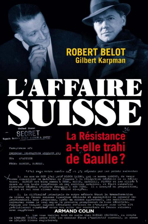 Cover of the book L'Affaire suisse by Robert Belot, Gilbert Karpman, Armand Colin