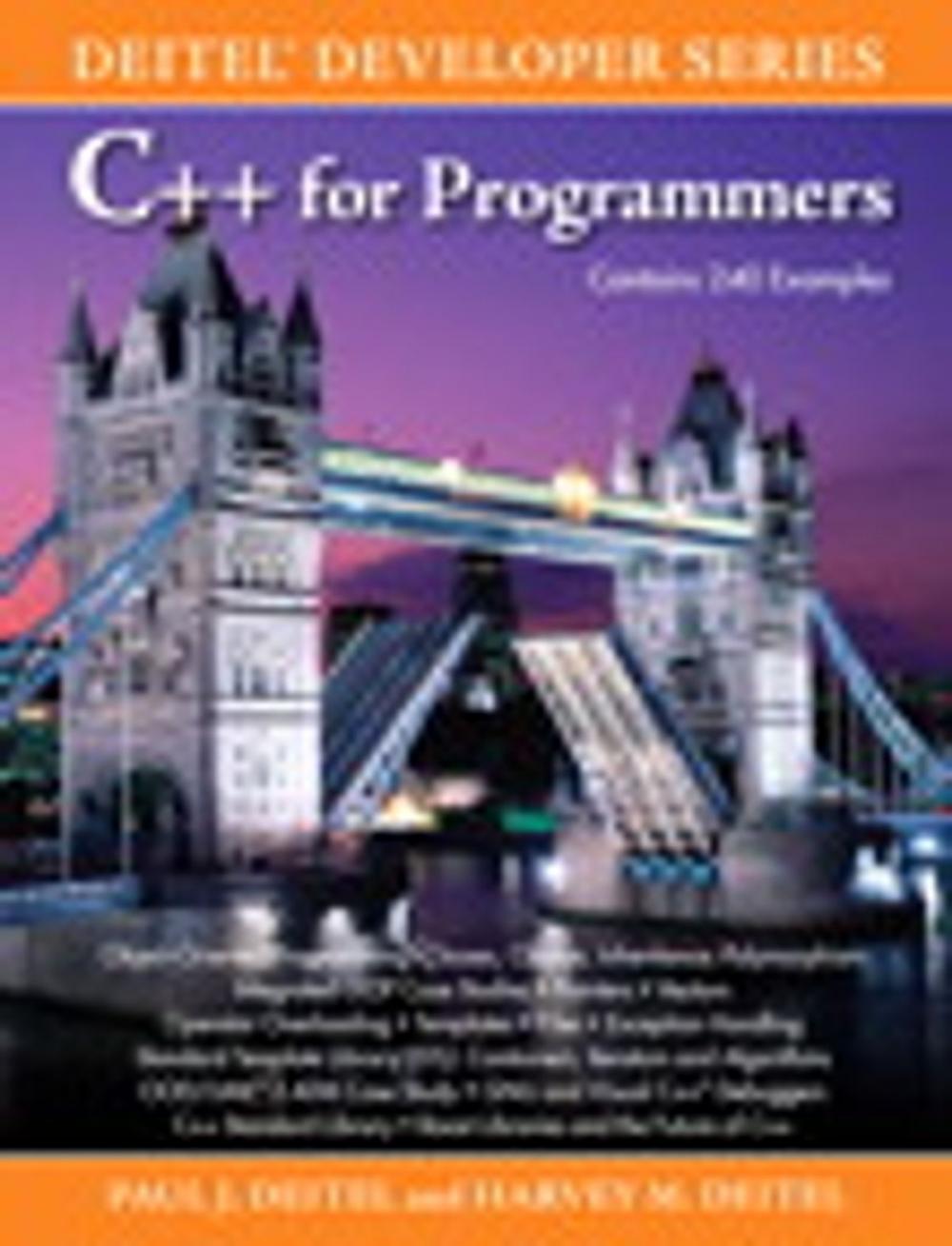 Big bigCover of C++ for Programmers