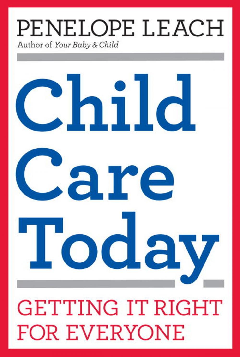 Big bigCover of Child Care Today