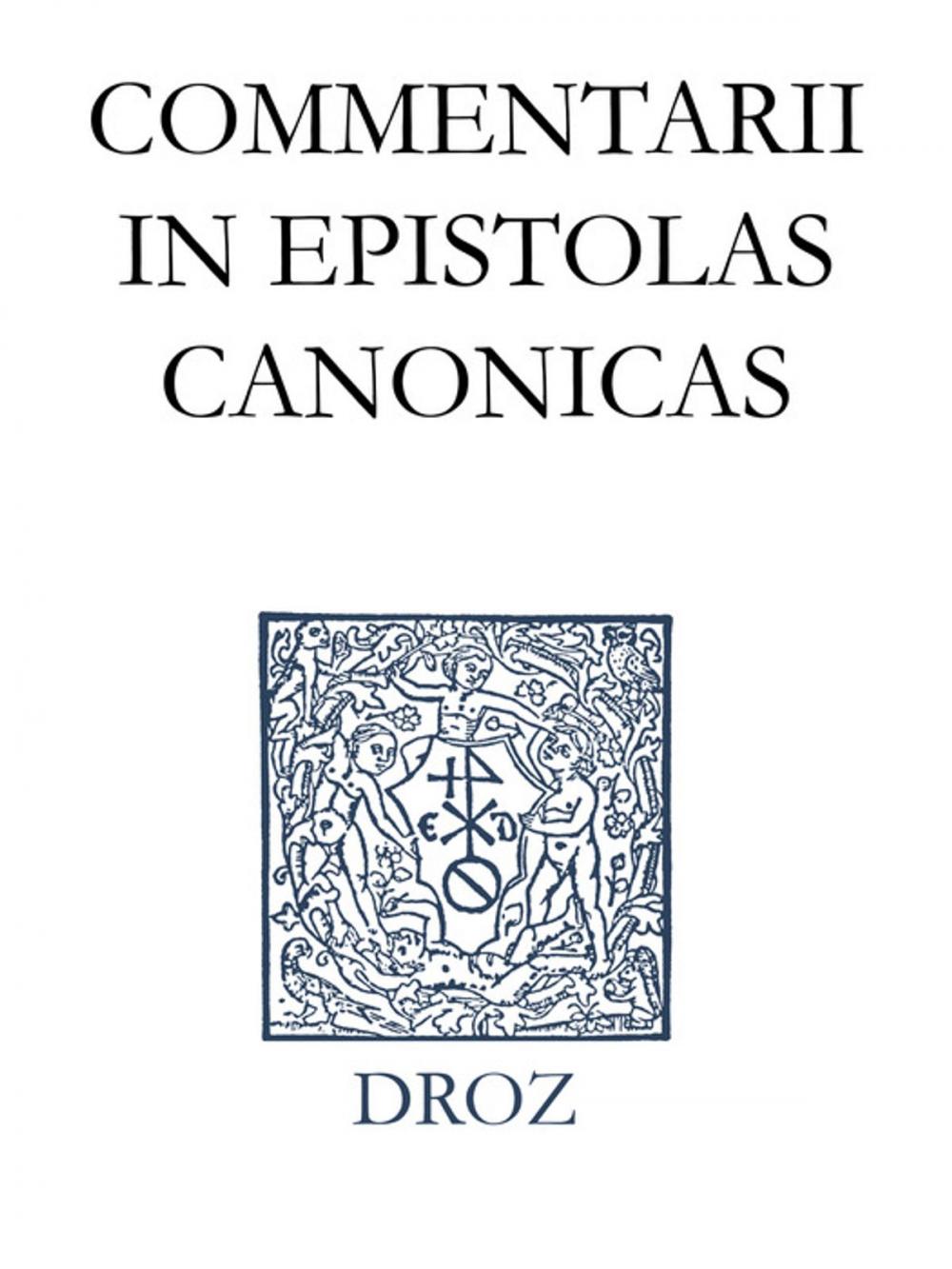 Big bigCover of Commentarii In Epistolas Canonicas