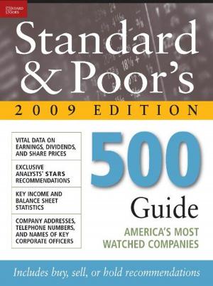 Book cover of Standard & Poor's 500 Guide 2009 PB