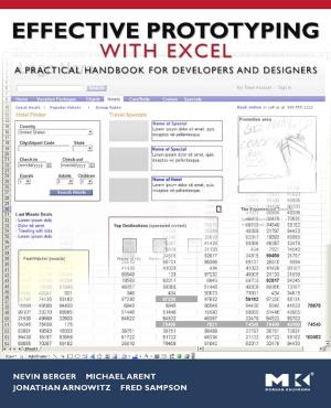 Cover of the book Effective Prototyping with Excel by Navid Nikaein, Daniel Câmara