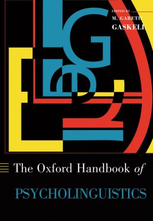 Cover of the book The Oxford Handbook of Psycholinguistics by Immanuel Kant, Nicholas Walker