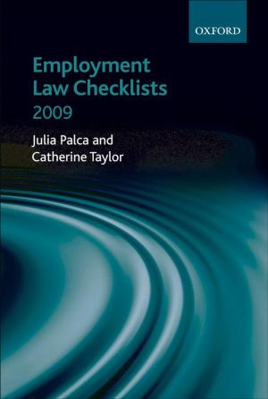 Book cover of Employment Law Checklists 2009