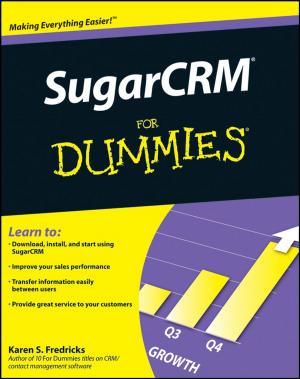 Cover of the book SugarCRM For Dummies by Douglas W. Esson