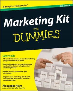 Cover of the book Marketing Kit for Dummies by Mary S. Schaeffer