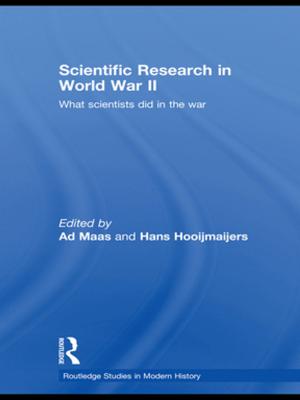 Cover of the book Scientific Research In World War II by Cicéron, Jean-Louis Burnouf