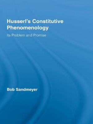 bigCover of the book Husserl's Constitutive Phenomenology by 
