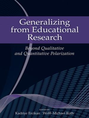 Cover of the book Generalizing from Educational Research by Evguenii Kourmychev, María del Rayo Ángeles Aparicio Fernández