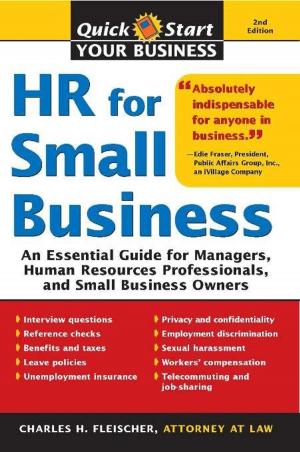 Cover of the book HR for Small Business by Iris Anthony