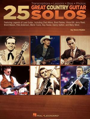 Book cover of 25 Great Country Guitar Solos (Music Instruction)