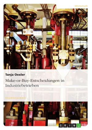 Cover of the book Make-or-Buy-Entscheidungen in Industriebetrieben by Gerald G. Sander