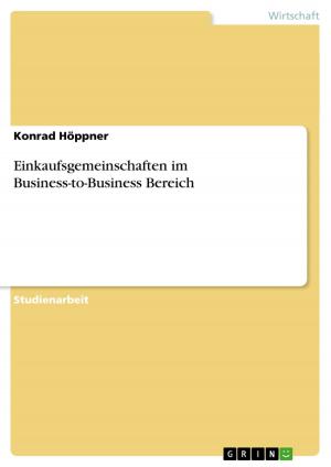 Cover of the book Einkaufsgemeinschaften im Business-to-Business Bereich by Cornelius M. P. Kiermasch