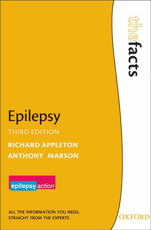 Cover of the book Epilepsy by Richard Appleton, Tony Marson, OUP Oxford