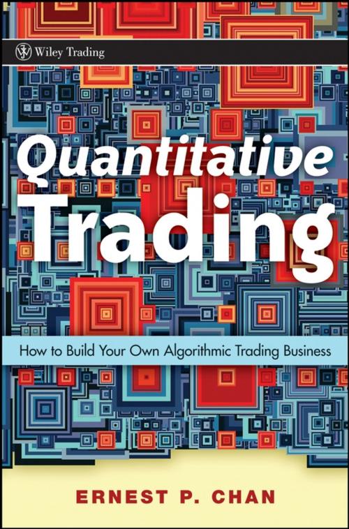 Cover of the book Quantitative Trading by Ernie Chan, Wiley